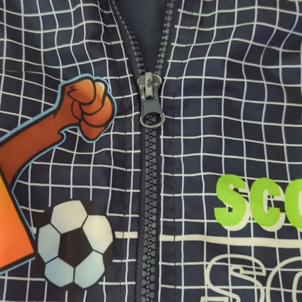 Scooby‎ Doo vintage boys soccer lightweight jacket size 8/10